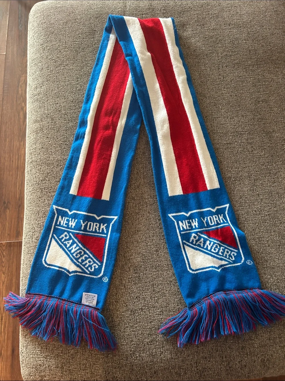 New York Rangers Blue, Red & White Team Scarf